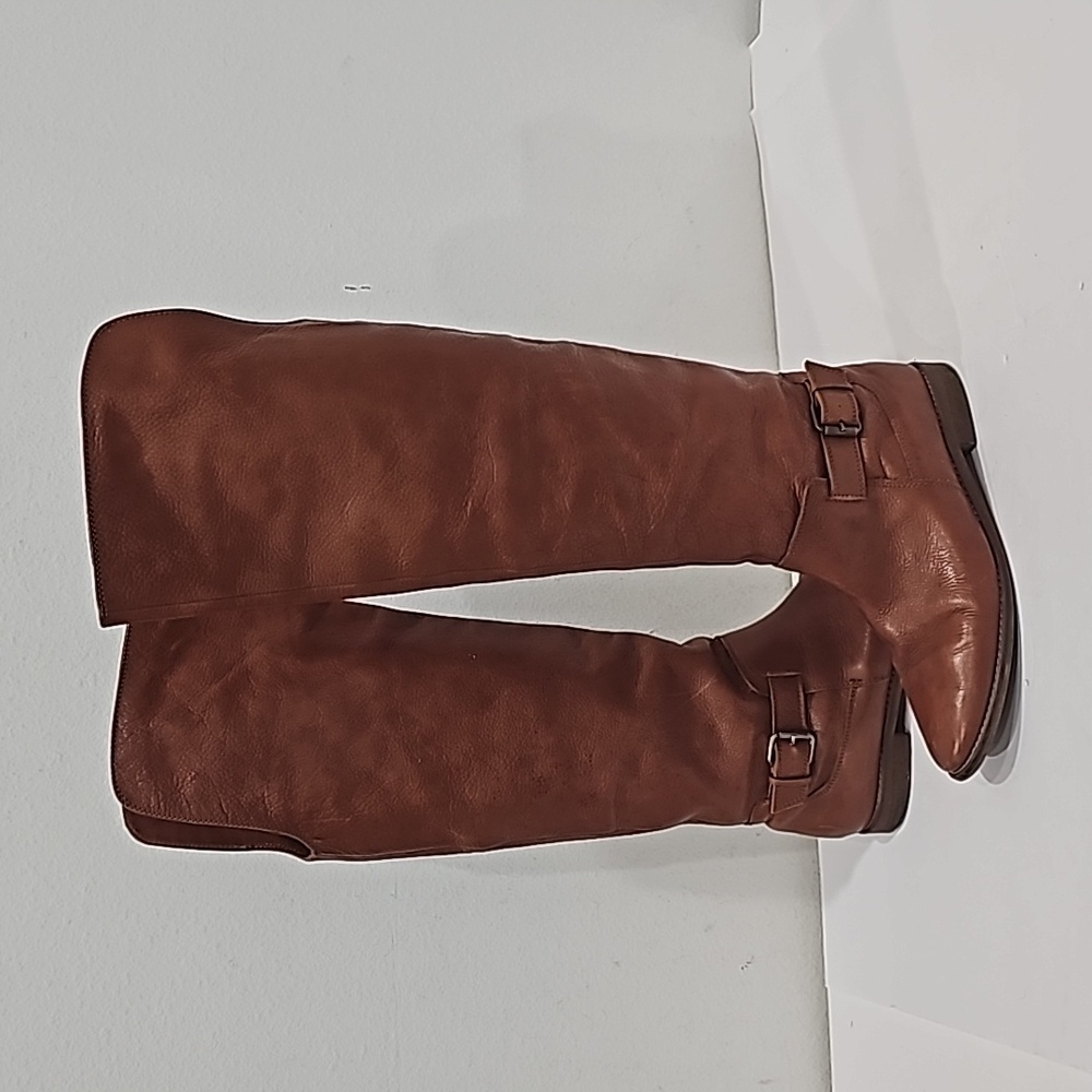 Madewell Sidney Tall Brown Leather Riding Boots Women’s Size 11